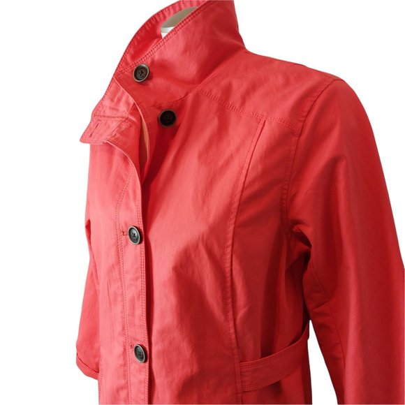 Eddie Bauer Coat /Rain - Size L - Length 35'' 50$ Good Condition - Color Salmon - Picture 8 of 10